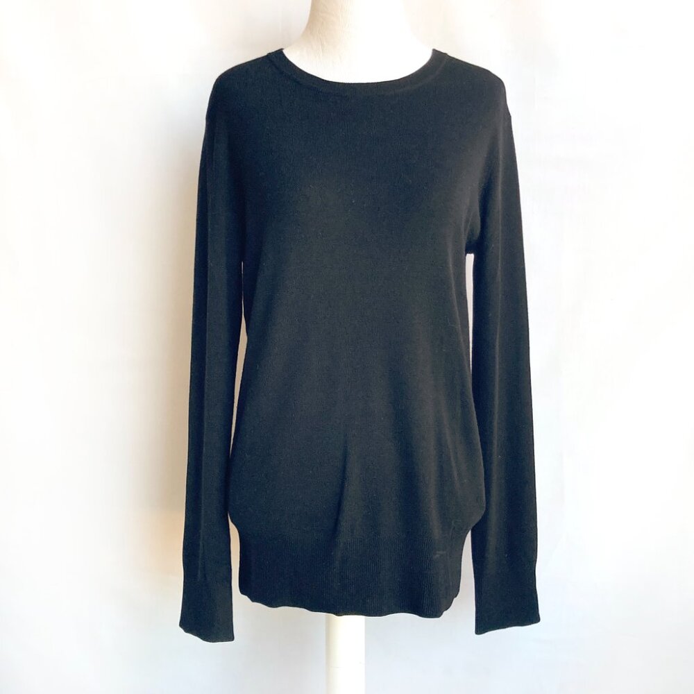 Vince Merino Wool Open Back Sweater